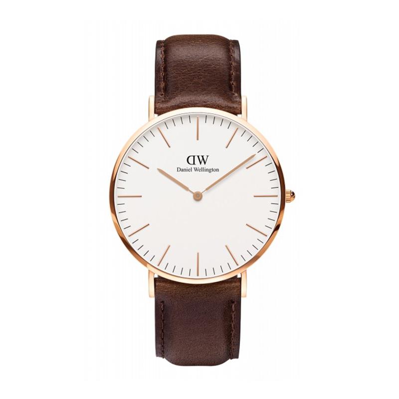 Daniel Wellington Classic Bristol Jam Tangan Pria - Rose Gold