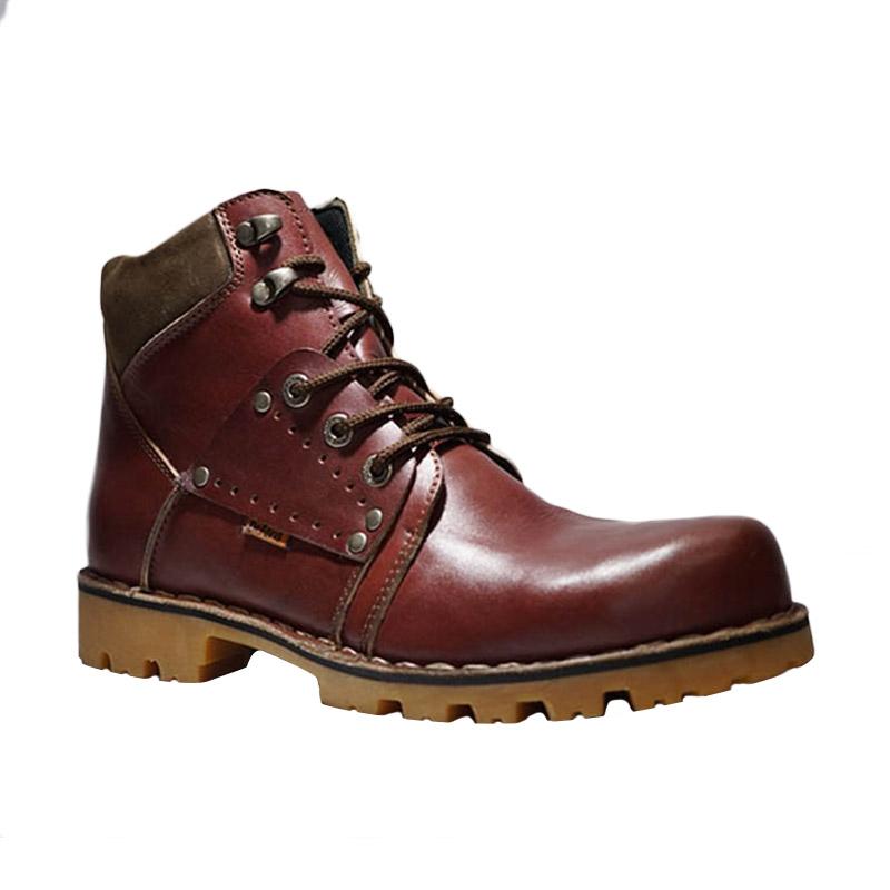 Dr.Faris Footwear 4043 SWC Leather Boots - Maroon