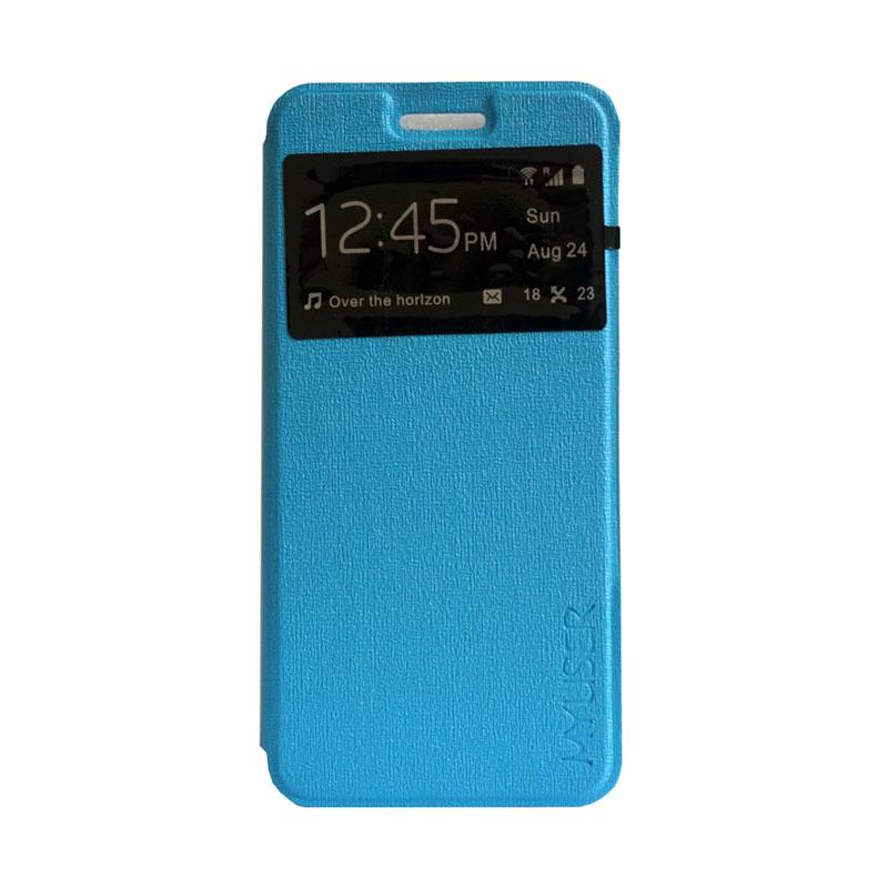 myuser myuser flip cover casing for huawei honor 3c lite biru full03