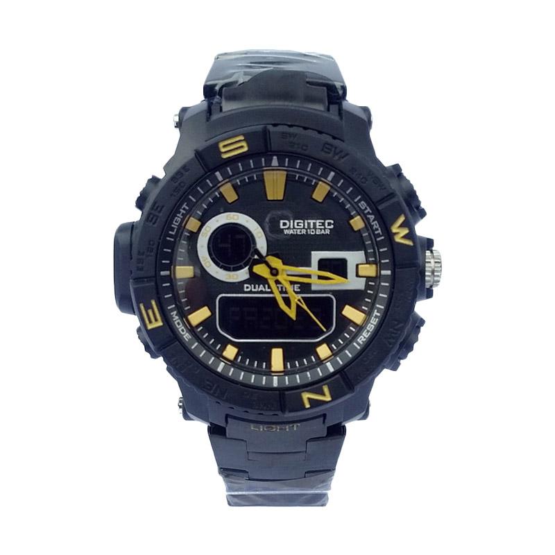 Digitec DG3030T Dual Time Jam Tangan Pria - Hitam