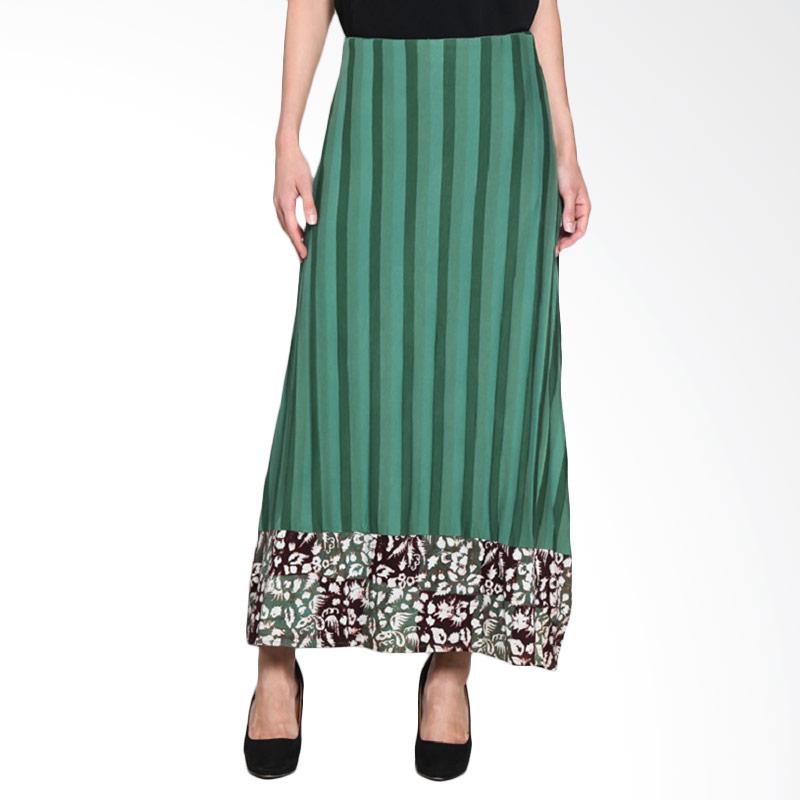 Fafa Collection Leshe 002 Rok Panjang Batik Wanita - Green