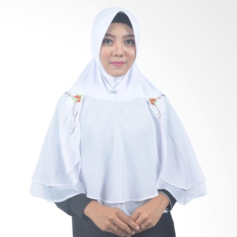Atteena Hijab Alifa Rafiqah Medium Jilbab Instant - Putih