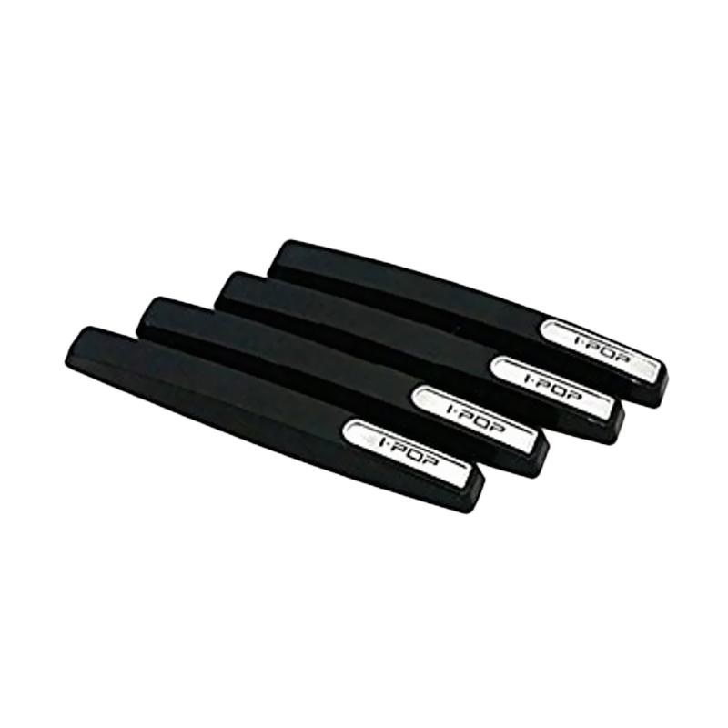 I-Pop Metal Glossy Door Guard Pelindung Pintu Mobil - Black