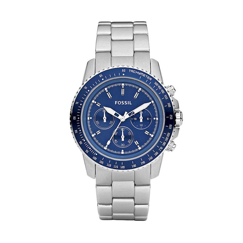 Fossil CH2752 Chronograph Jam Tangan Pria - Blue Silver