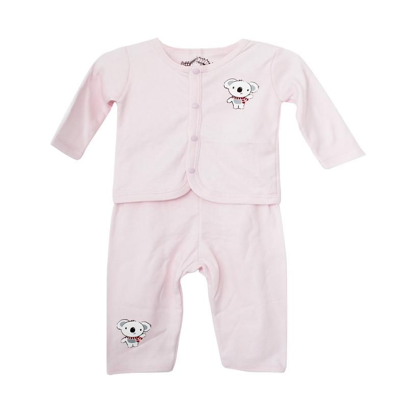 harga Little Indian Kancing Koala Setelan Pakaian Bayi - Pink Blibli.com