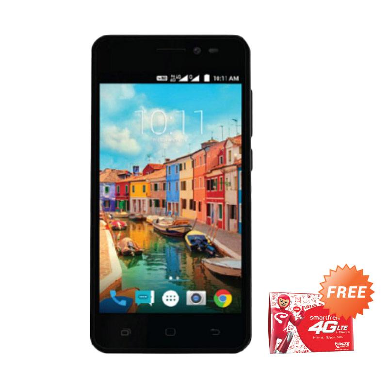 Smartfren Andromax A Smartphone - Hitam + Free Kuota 65GB