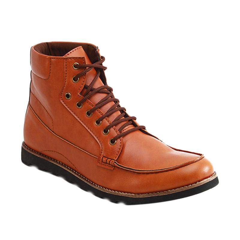 Tragen Footwear War Boot Sepatu Pria - Red Brick