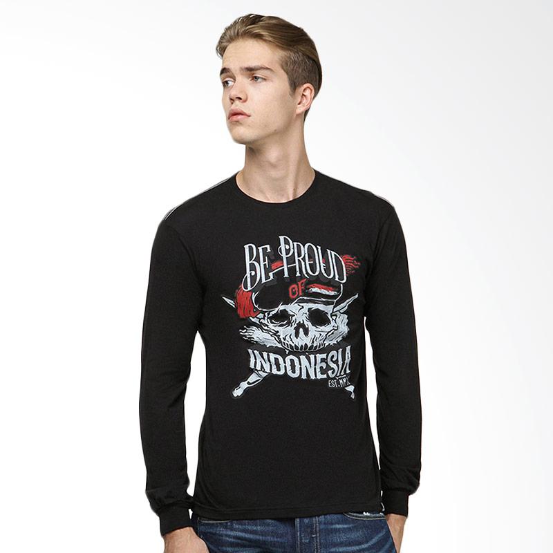 Skull Veteran LS T-Shirt Pria 
