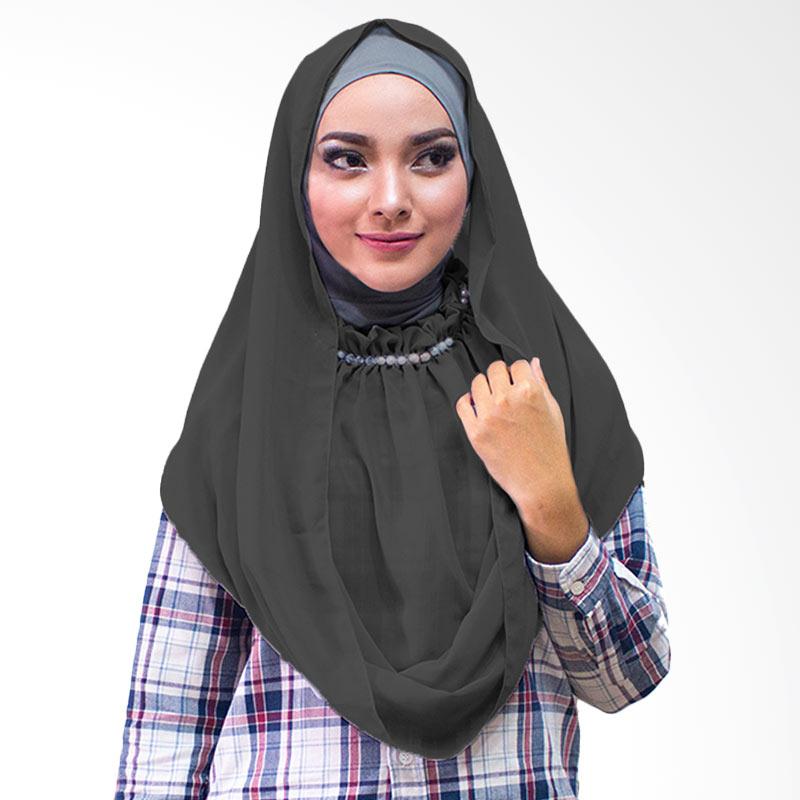 Milyarda Hijab kalung Putri Kerudung Instan - Hitam