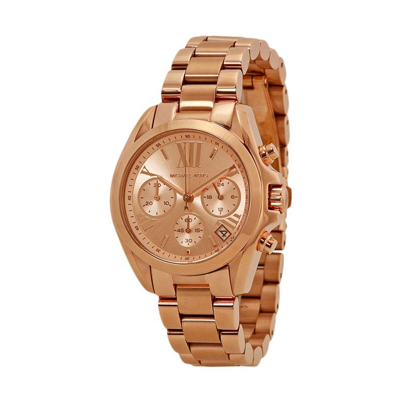 Michael Kors MK5799 Original Jam Tangan Wanita Rose Gold