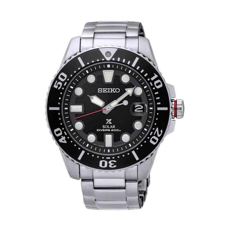 Seiko SNE437P1 Prospex Solar Divers Jam Tangan Pria - Silver