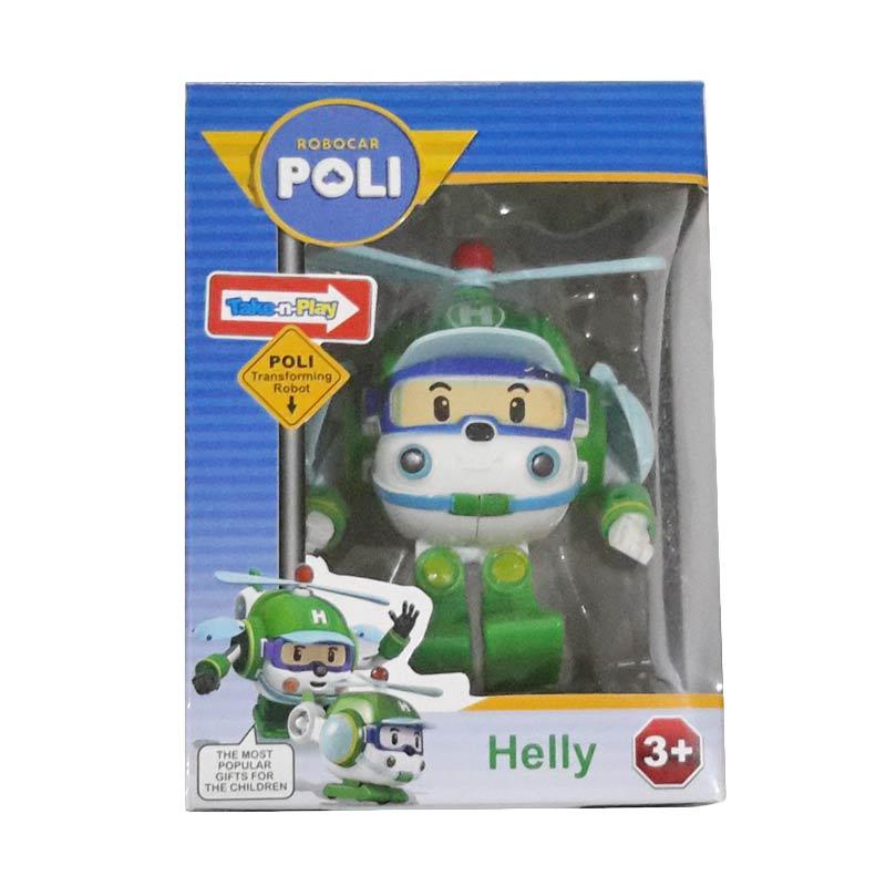 CL Kiddos Robocar Poli Helly Robot Helicopter Mainan Anak .