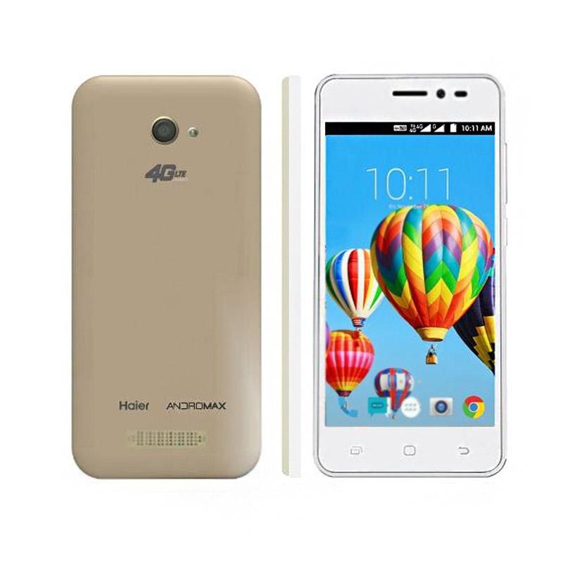 Smartfren Andromax B Smartphone - White Gold [8GB/1GB/4GLTE]