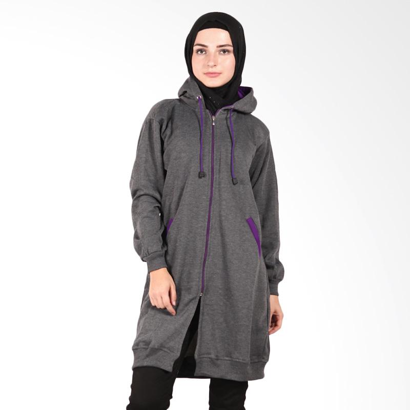 Hijacket Outwear HJ023 Jaket Muslim Wanita - Misty Purple