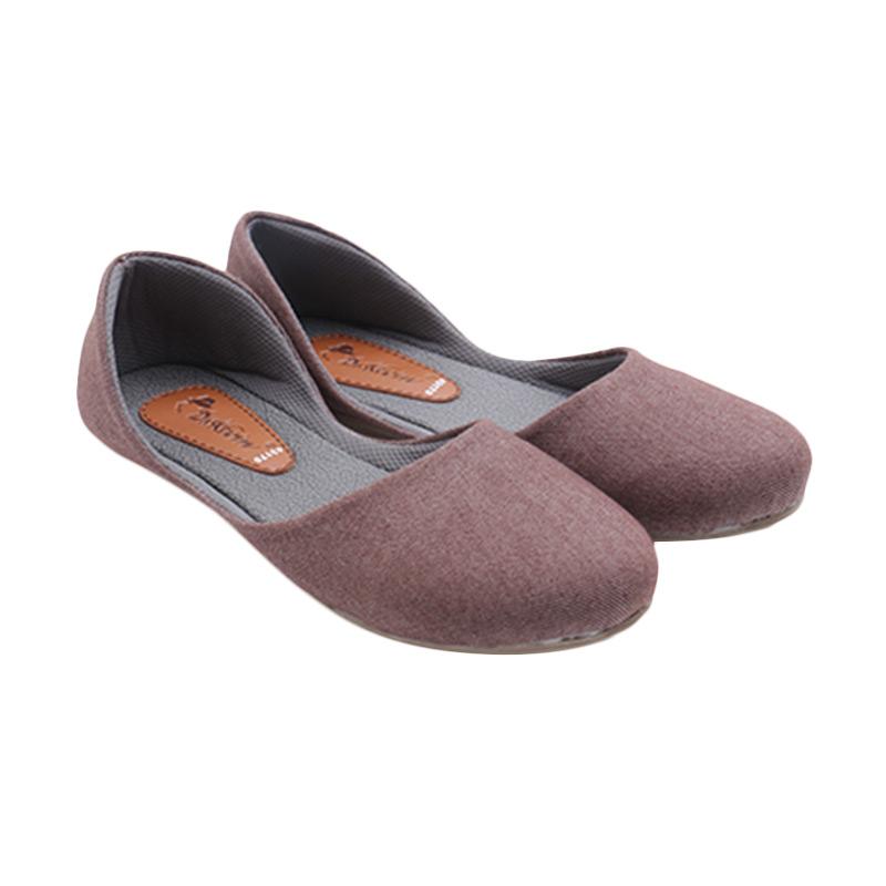 Dr.Kevin 43170 Ladies Flat Slip-On Shoes Sepatu Wanita - Brown