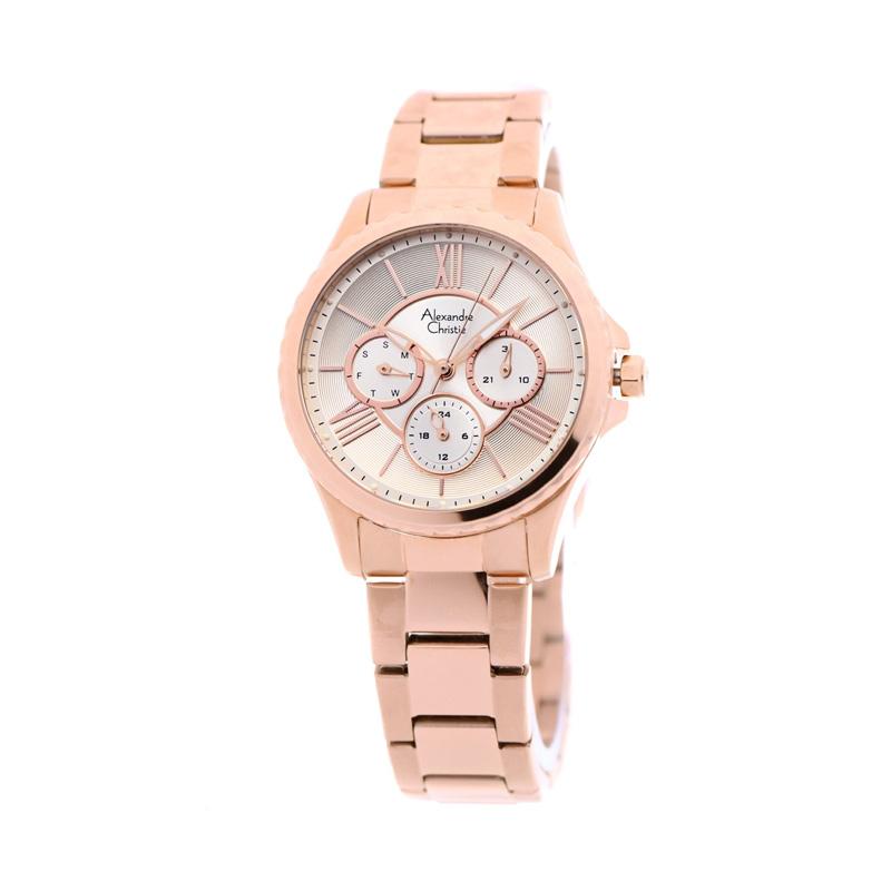 Jual Alexandre Christie 2505 Jam Tangan Wanita Rose Gold di