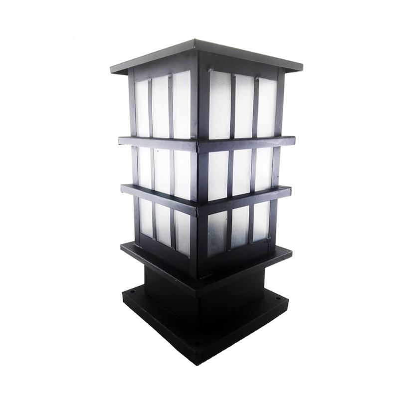 Best Lighting P12 BK Pilar Minimalis Lampu Taman - Hitam