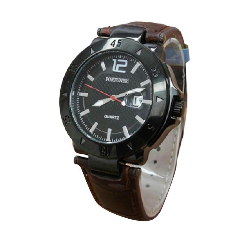 Fortuner D44H90FRJ325MHTM Date Strap Kulit Jam Tangan Pria