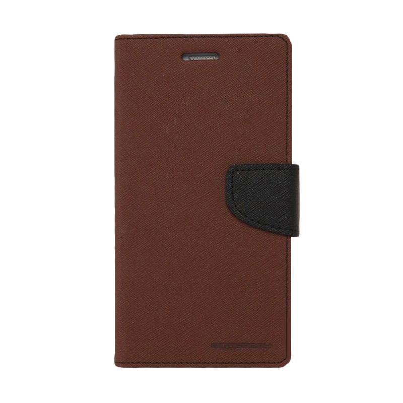 Ulasan Terbaru Mercury Fancy Diary Casing for Samsung Galaxy Core 2 G355 Coklat .