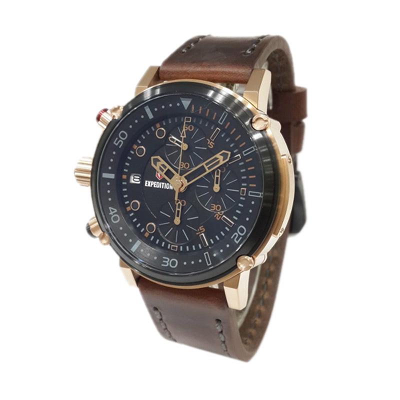 Expedition Left Handed 6726MCLBRBA Jam Tangan Pria - Rose Gold