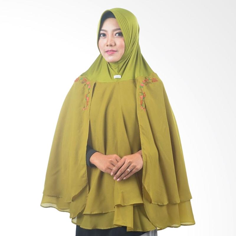 Atteena Hijab Alifa Rafiqah XL Jilbab Instant - Hijau Lumut