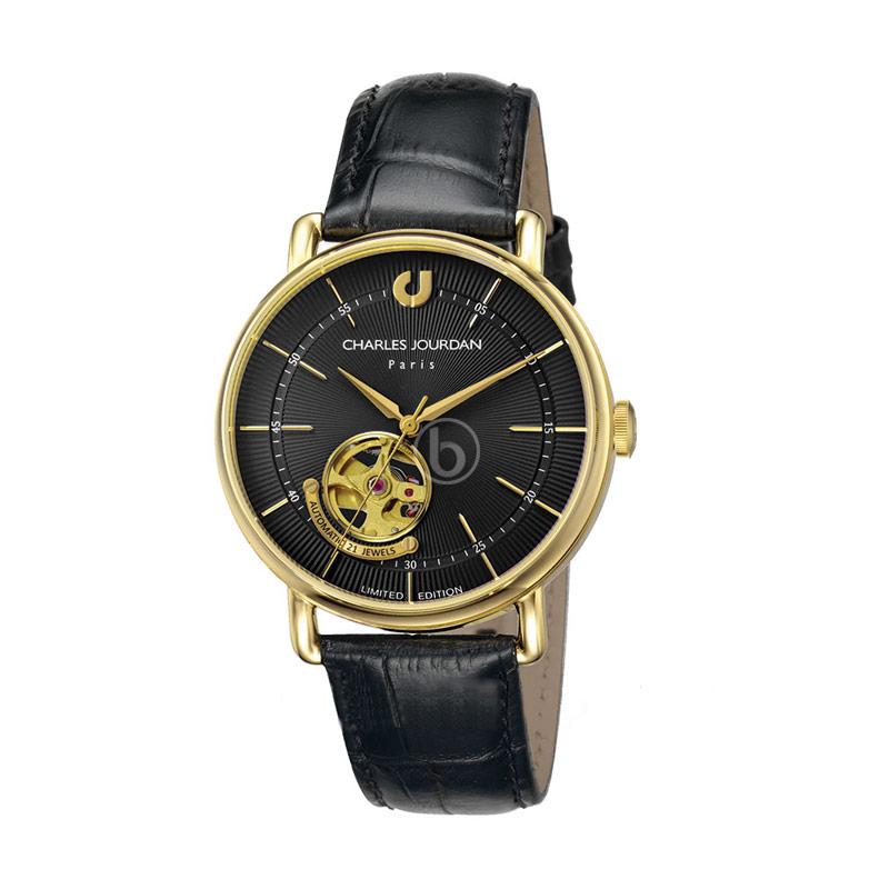 Charles Jourdan CJ1009-1232LE Automatic Jam Tangan Pria - Gold