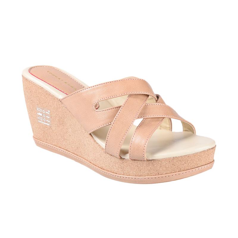 Yongki Komaladi SBDO 610046 Sandal Wedges - Cream