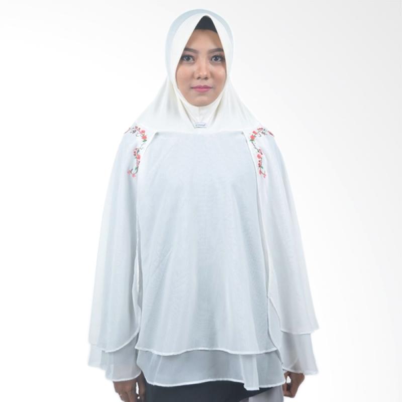 Atteena Hijab Alifa Rafiqah XL Jilbab Instant - Broken White