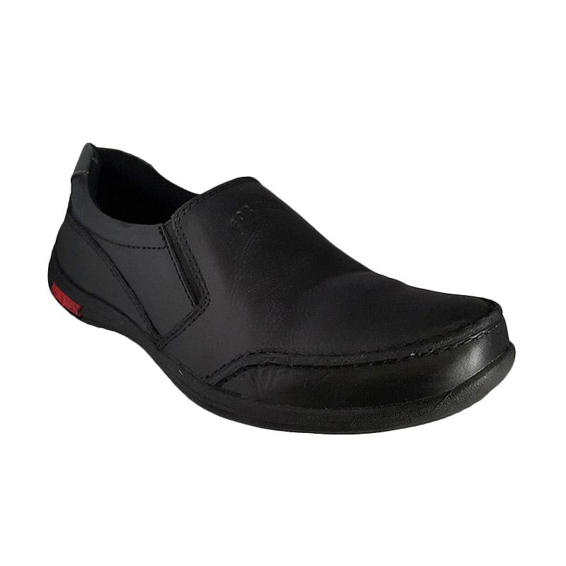 Handymen Formen FM 06 Kulit Dress Loafers Sepatu Pria - Black