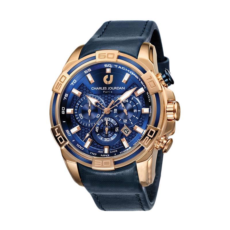 Charles Jourdan Chronograph Jam Tangan Pria CJ1016-1582 - Blue