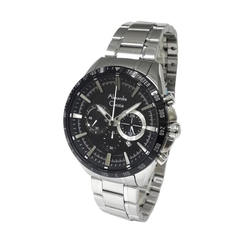 Alexandre Christie 6451MCBTBBA Jam Tangan Pria - Silver