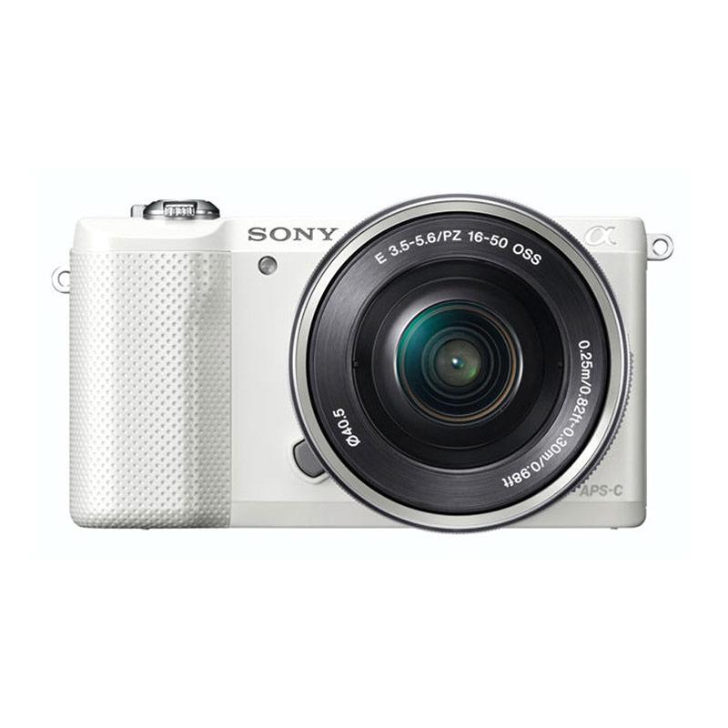 Sony Alpha Ilce 5000 Kamera Mirrorless with Lens - White