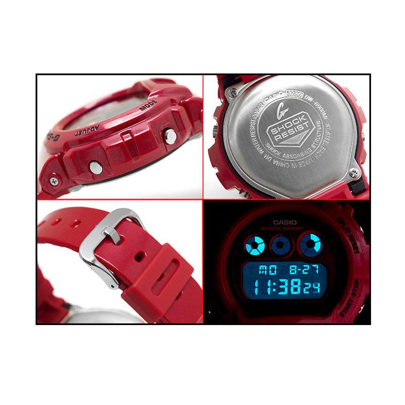 CASIO g-shock Gショック DW-6900MF レッド メタリック 腕時計