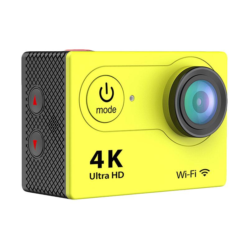 Jual T4shops Action Camera Yellow 4k Ultra Hd Wifi Lcd Screen 2