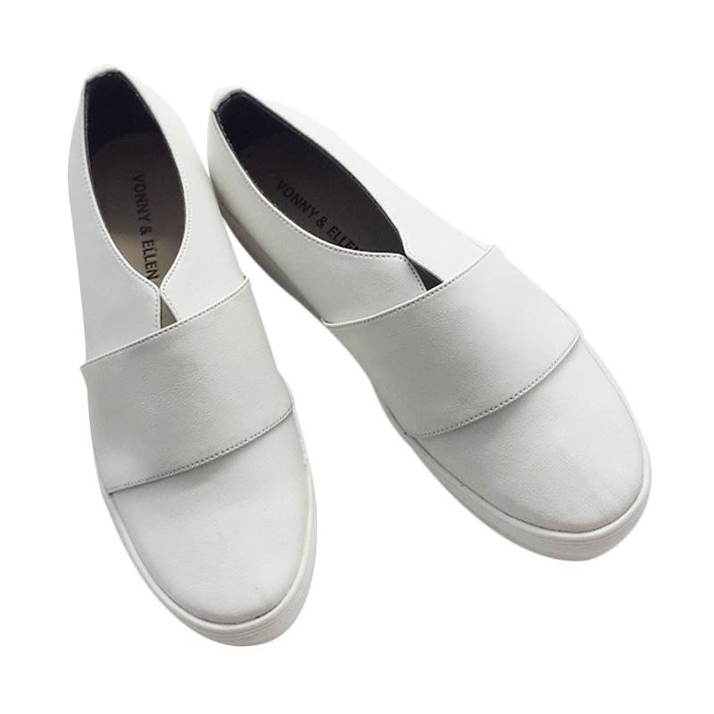 Vonny & Ellen VL 1331 Slip On Fashion Sepatu Wanita - White