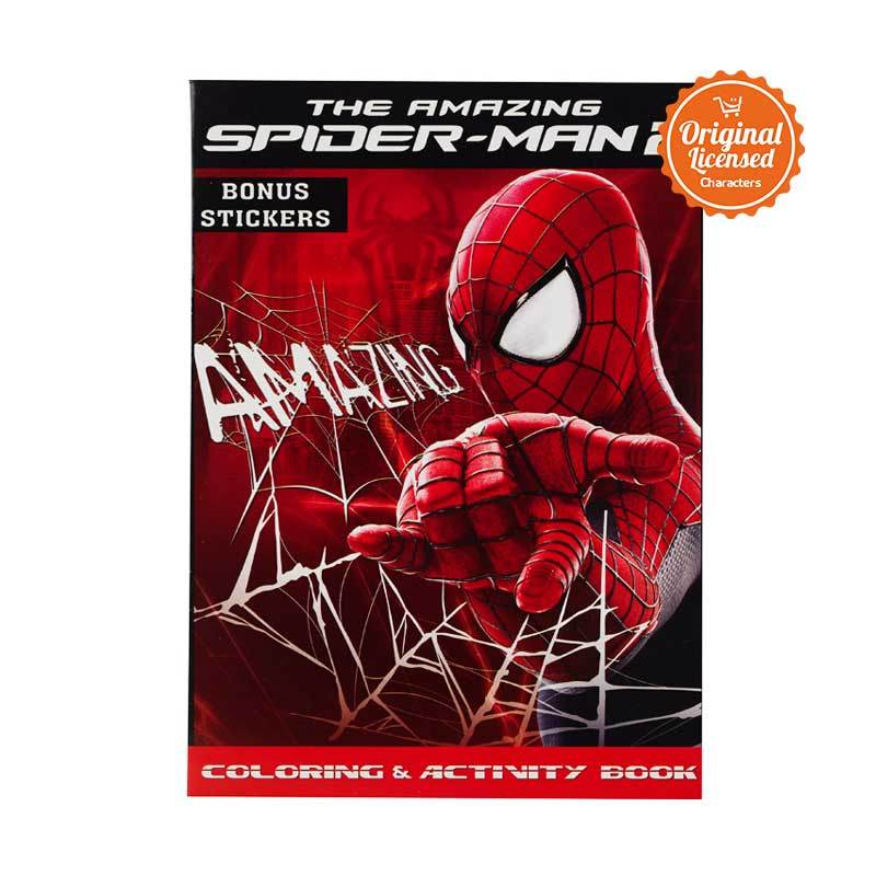 Jual Spiderman Coloring Book Amazing Spider Man 2 Buku Mewarnai