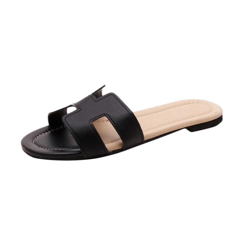 Khalista Collection Flat Flip Flops Sandal - Hitam