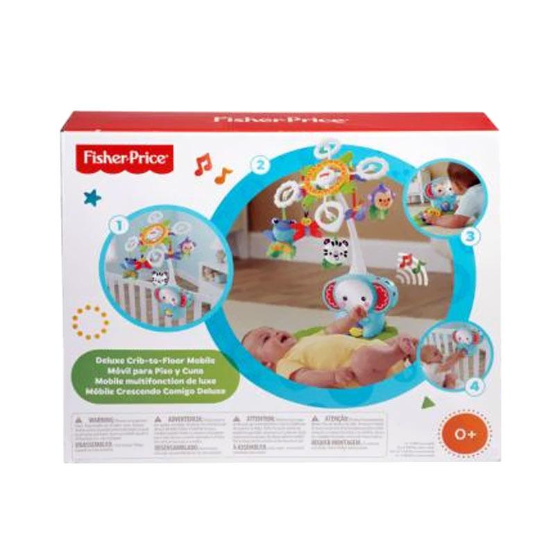 Fisher price deluxe best sale crib to floor mobile