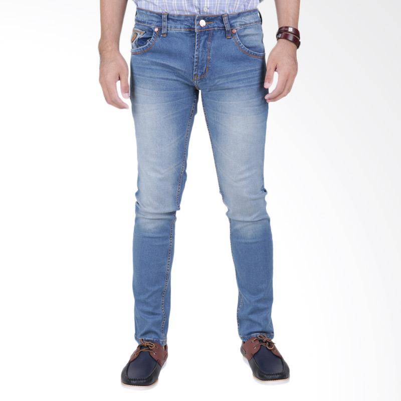 Denzer Denim Comfort Stretch Skinny Jeans - Blue Washed