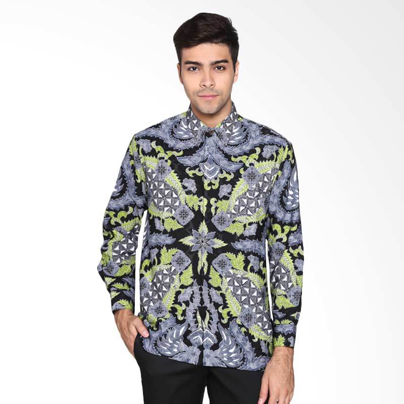 Batik Waskito Long Sleeve Dobby Silk KB LE 0702 Shirt - Grey