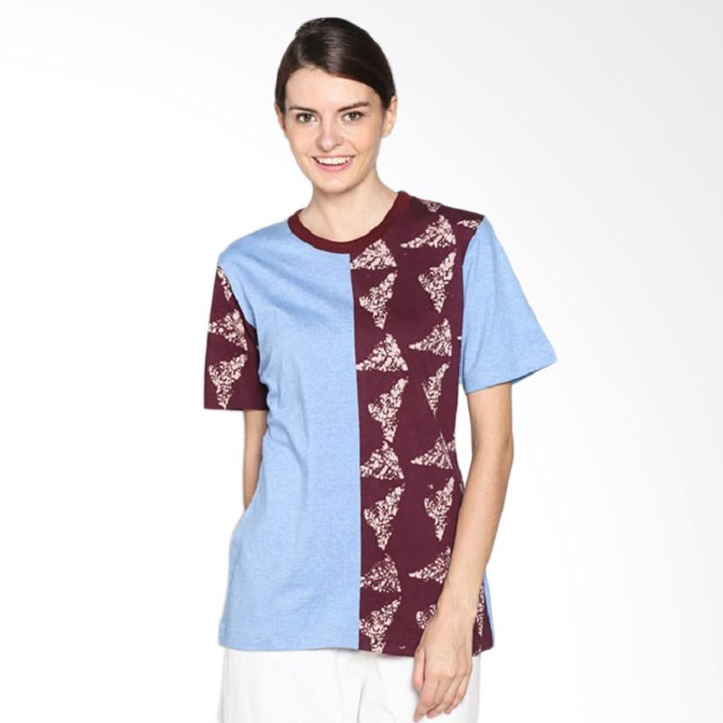 Fafa Collection Nouna 002 Two Tones T-Shirt Batik Wanita