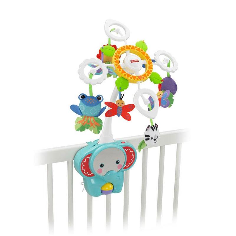 fisher price rainforest cot mobile