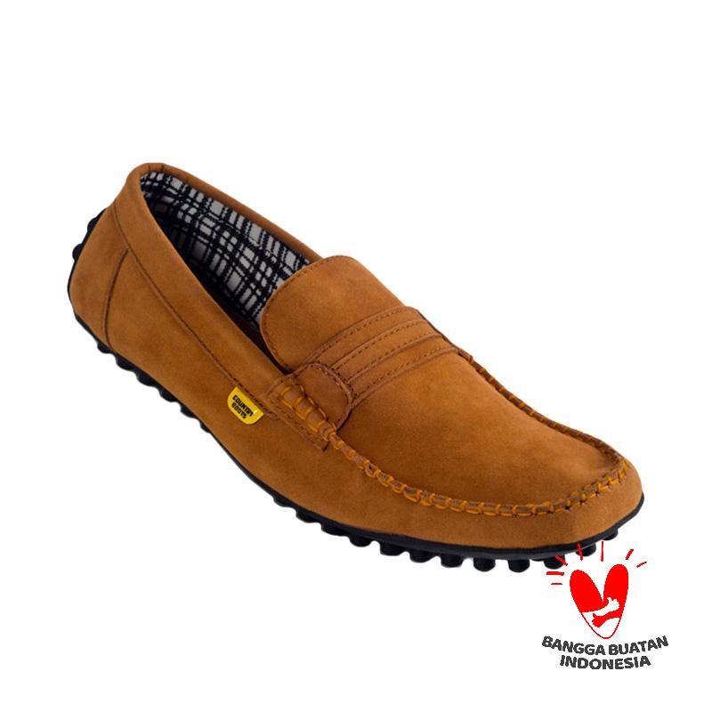 Country Boots Slip On Sepatu Pria - Brown Sugar