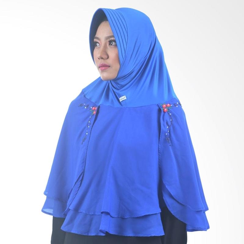Atteena Hijab Alifa Rafiqah Medium Jilbab Instant - Biru Benhur