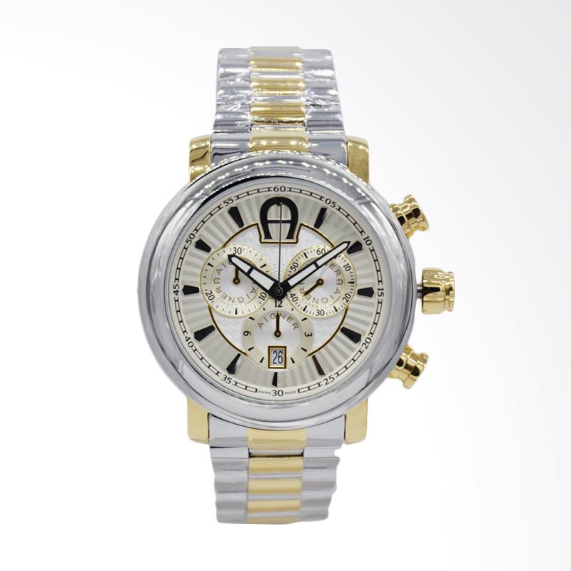 Jual Aigner Bari Chronograph Stainless Jam Tangan Pria Silver