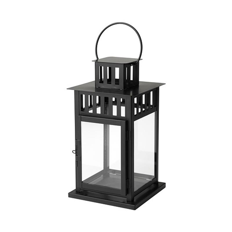 Jual Ikea R Borrby Lantern For Block Candle Lentera Tempat Lilin Hitam 28 Cm Online September 2020 Blibli Com