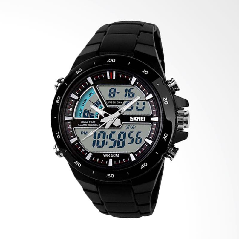 SKMEI 1016 Digital Analog Waterproof LED Sport Watch Jam Tangan Pria