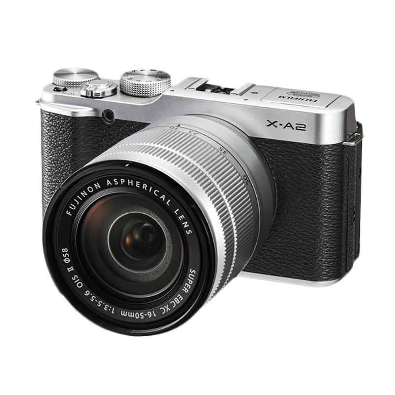 Fujifilm X-A2 Mirrorless Digital Camera with 16-50mm Lens - Silver