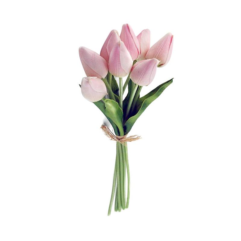 Jual Ohome An B000449pk Tulip 8 Tangkai Bunga Artifisial Pink Online November 2020 Blibli Com