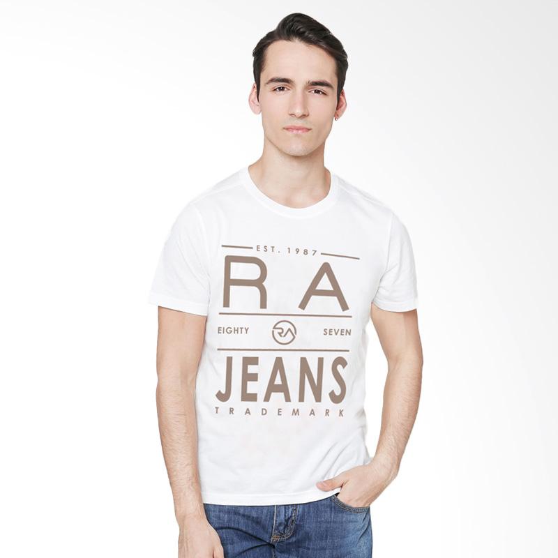 RA Jeans Eighty Seven Trademark RAM 5 111W SS Kaos Pria - Putih Extra diskon 7% setiap hari Extra diskon 5% setiap hari Citibank – lebih hemat 10%